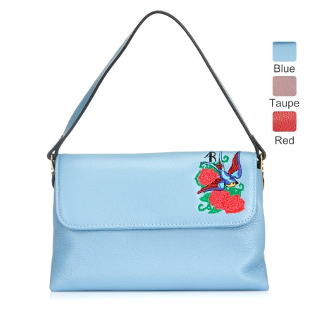 NAMBUCCA - Leather Embroidered Crossbody Bag