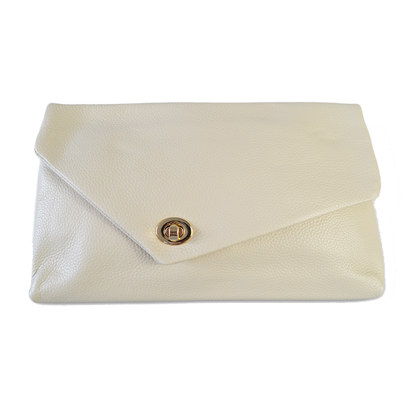 Centennial Park - Womens Pebbled Leather Clutch Bag