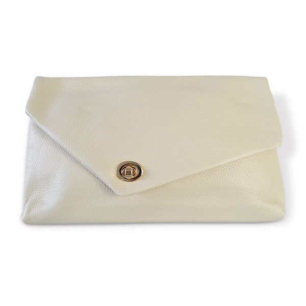 Centennial Park - Womens Pebbled Leather Clutch Bag