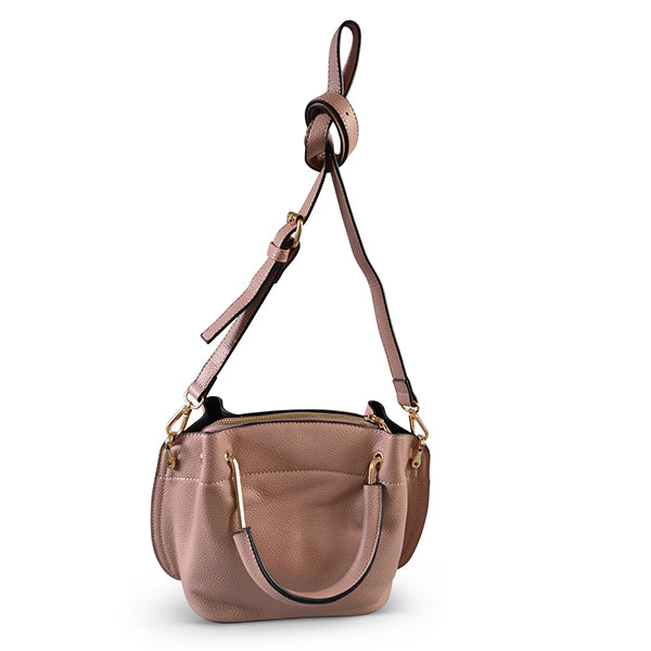 Lucy Vegan Pebbled Leather Soft Handle Bag