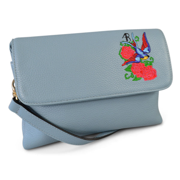 NAMBUCCA - Leather Embroidered Crossbody Bag