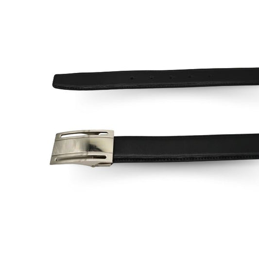 Oxford Black Genuine Leather