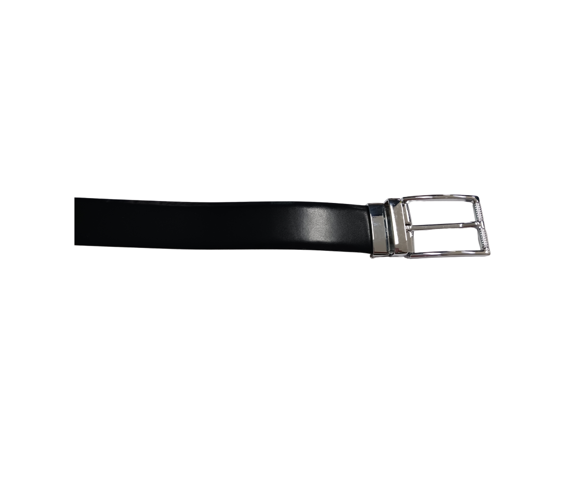 Maxin Reversible Black/White Genuine leather Belt