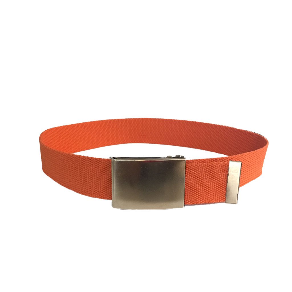 DEXTER - Cotton Nylon Webbing Belt with Silver Buckle - Belt N Bags
