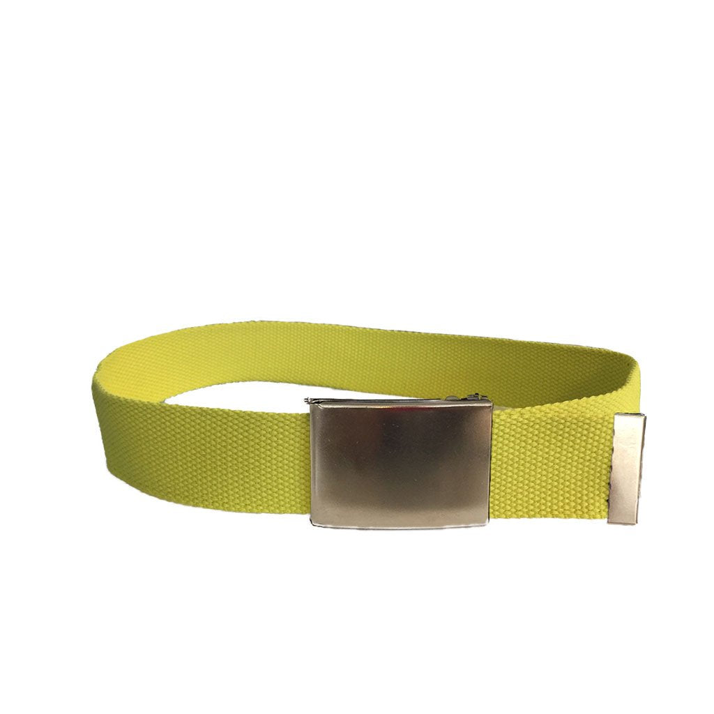 DEXTER - Cotton Nylon Webbing Belt with Silver Buckle - Belt N Bags