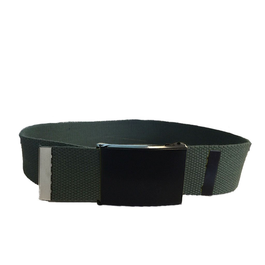 OTTO - Cotton Nylon Webbing Belt with Black Buckle