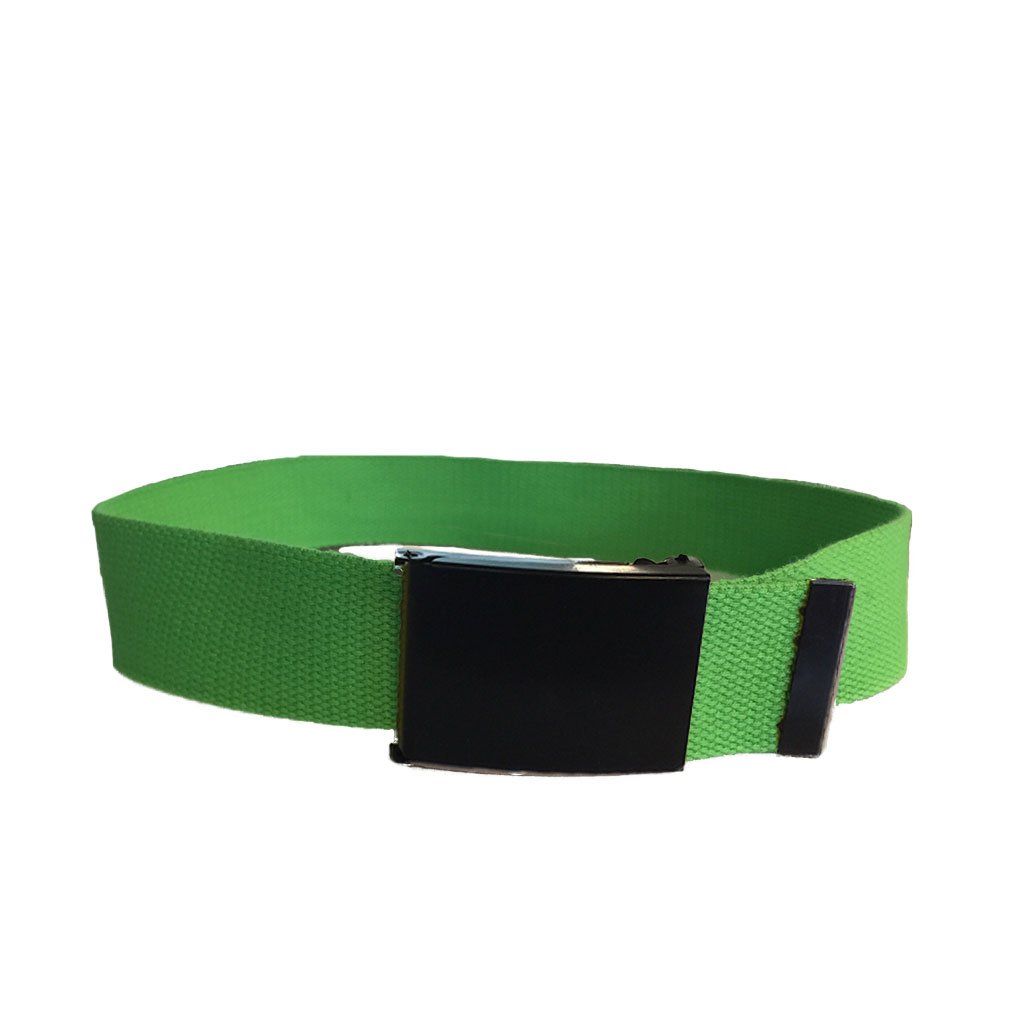 OTTO - Cotton Nylon Webbing Belt with Black Buckle