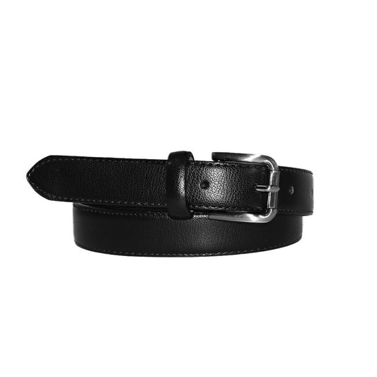 BYRON - Black Genuine Leather Boys Belt - Belt N Bags