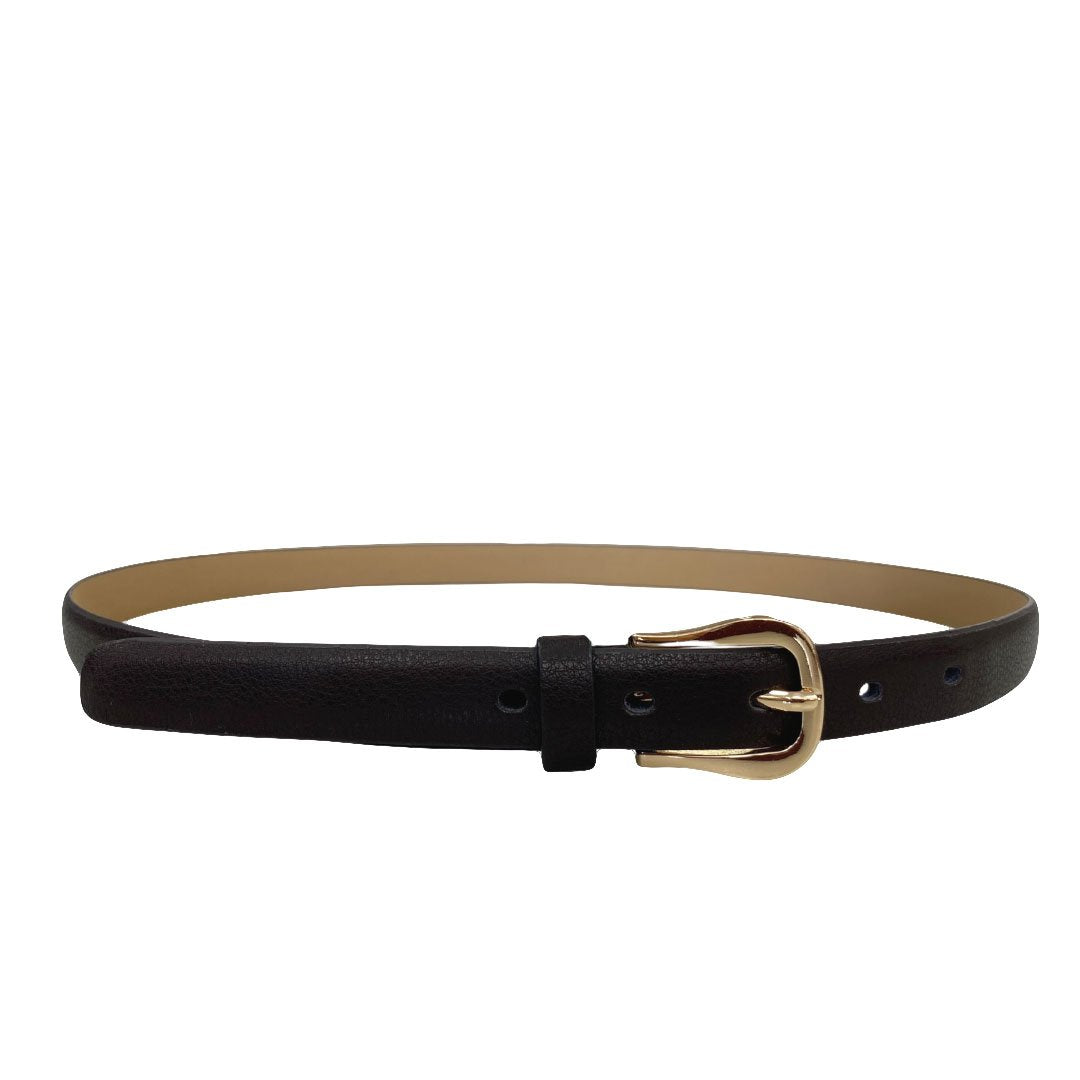 KIAH - Women's Chocolate Genuine Leather Belt  3