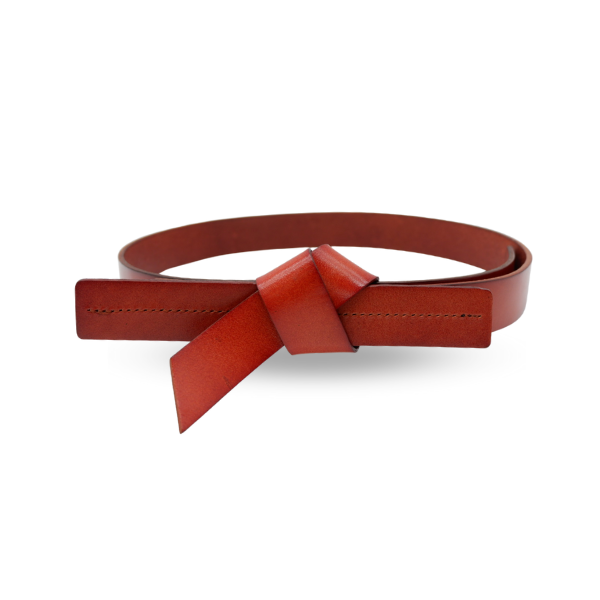 ALEXANDRIA Tan Genuine Leather Belt The Fitting Belt Company