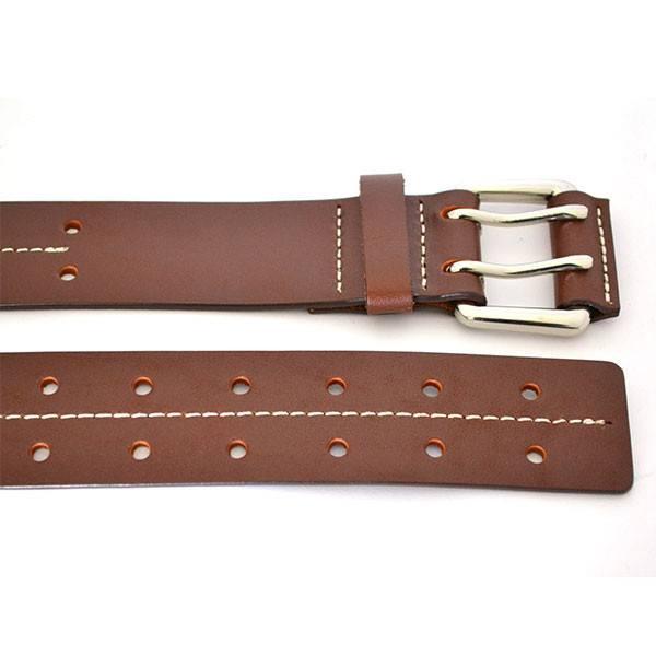 ASHTON - Mens Dark Brown Genuine Leather Belt - Belt N Bags