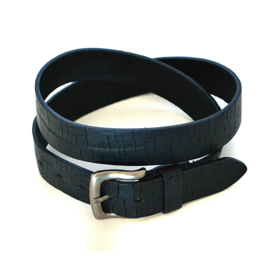 AXEL - Mens Black Genuine Leather Belt - Belt N Bags