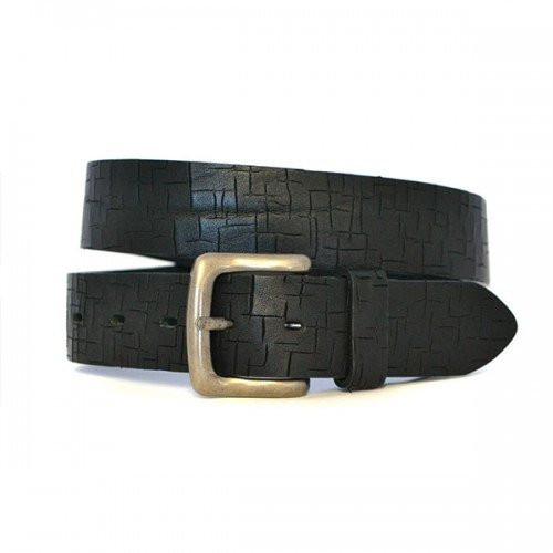 AXEL - Mens Black Genuine Leather Belt - Belt N Bags