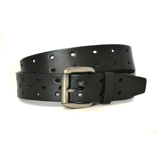 ABEL - Mens Black Genuine Leather Belt - Belt N Bags