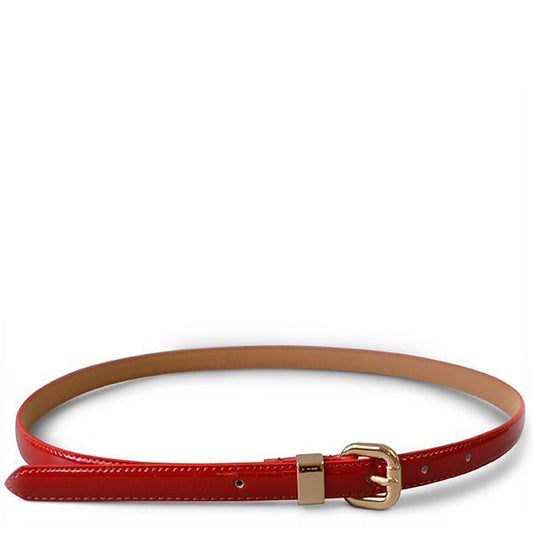 Queens Park - Red Patent Leather Belt-Ladies Belts-BeltNBags-BeltNBags