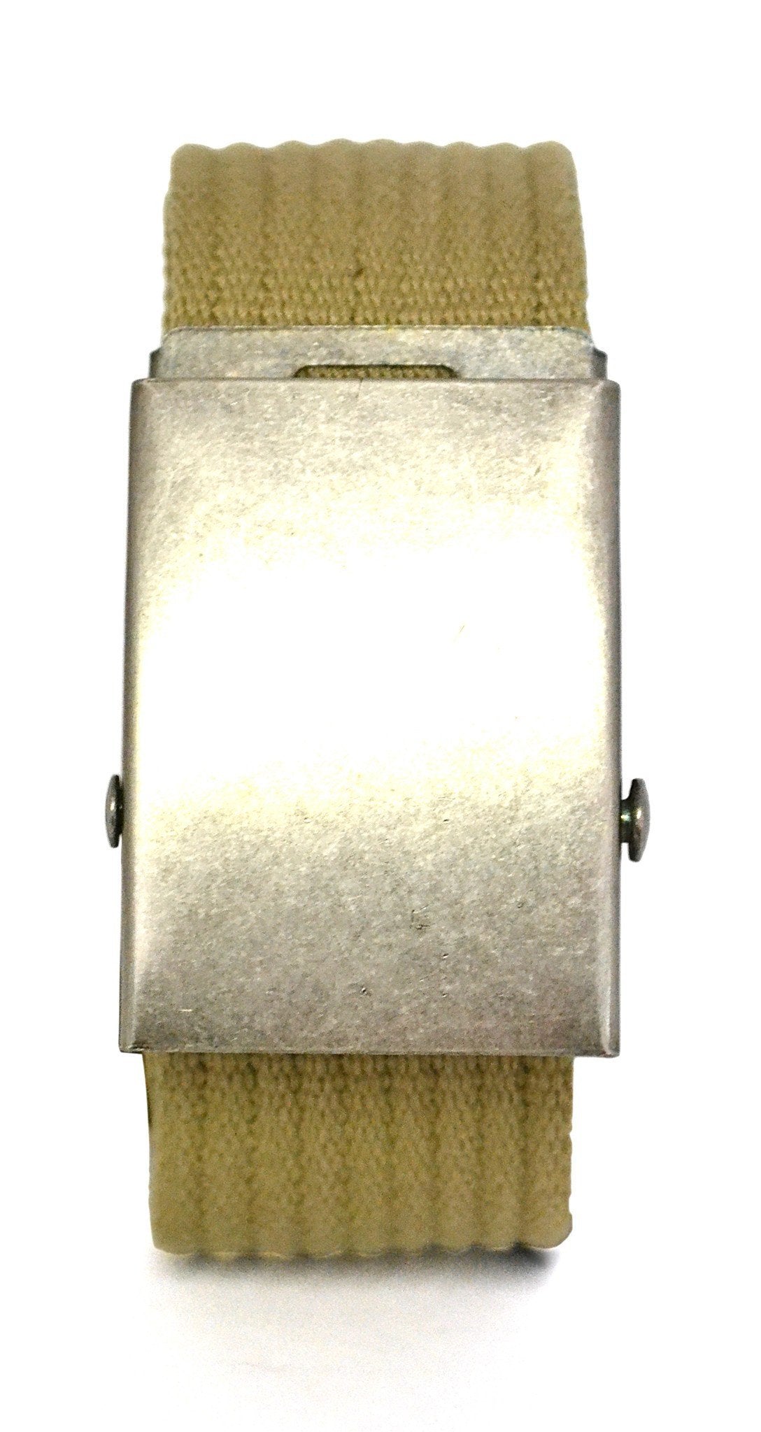 ALONSO - Light Brown Canvas Webbing Belt - Belt N Bags