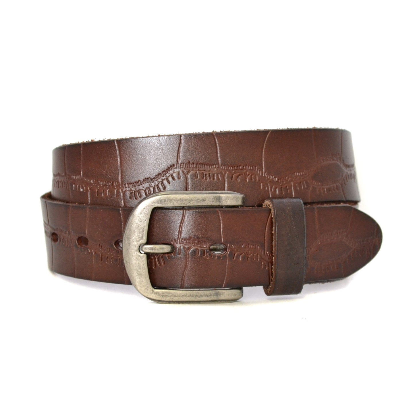 ANTON - Mens Brown Genuine Leather Belt - Belt N Bags