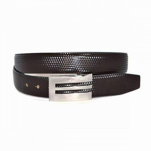 ASHER - Mens Brown Genuine Reversible Leather Belt - Belt N Bags