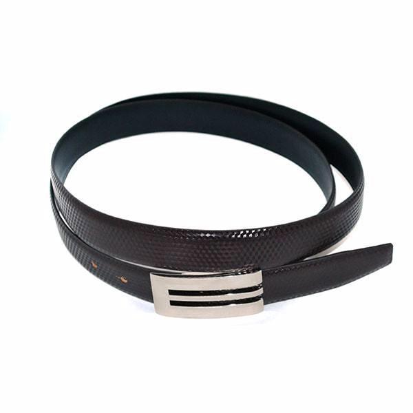 ASHER - Mens Brown Genuine Reversible Leather Belt - Belt N Bags