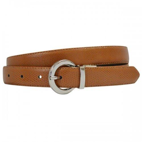 BELLA - Women Tan and Black Reversible Leather Belt  - Belt N Bags