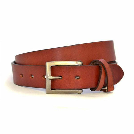 BENARD - Mens Brown Genuine Leather Belt - Belt N Bags