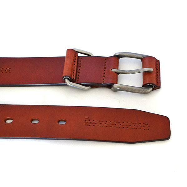 BENJI - Mens Brown Genuine Leather Belt - Belt N Bags