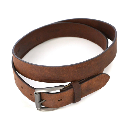 BERNADO - Mens Brown Genuine Leather Belt - Belt N Bags