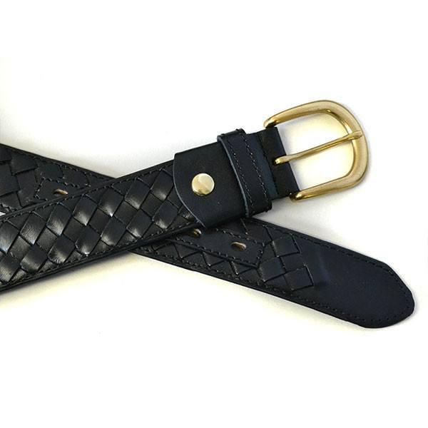 BRADLEY - Mens Black Genuine Leather Belt - Belt N Bags