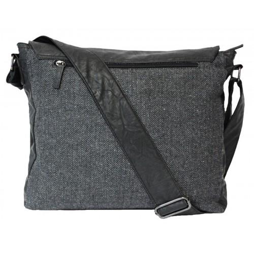 BALLARAT - Mens Black Crossbody Bag - Belt N Bags