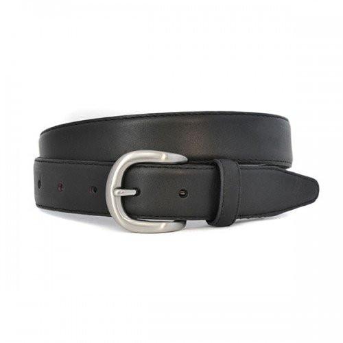 BRAYDAN - Mens Black Genuine Leather Belt - Belt N Bags