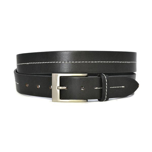 BRIAN - Mens Black Genuine Leather Belt - Belt N Bags