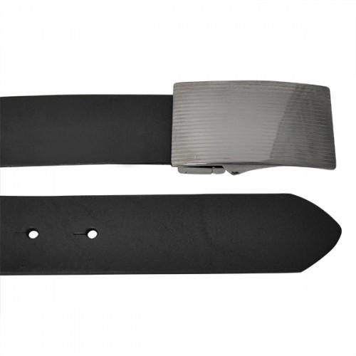 CLIVE - Mens Black Genuine Leather Flexi-Belt - Belt N Bags