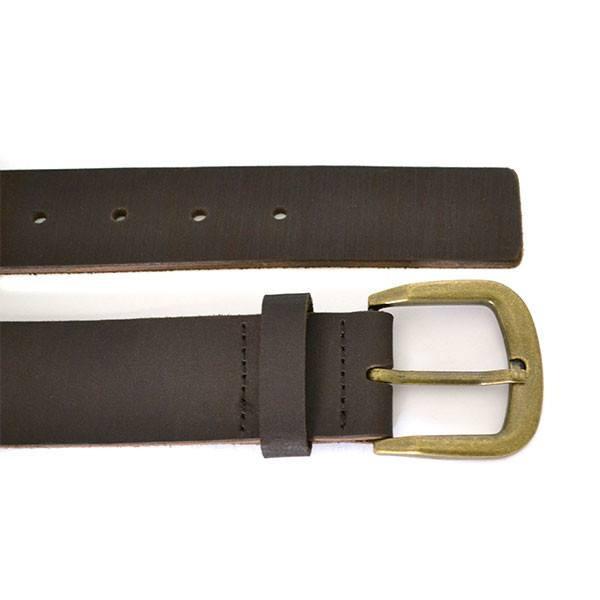 DION - Mens Brown Leather Belt - Belt N Bags