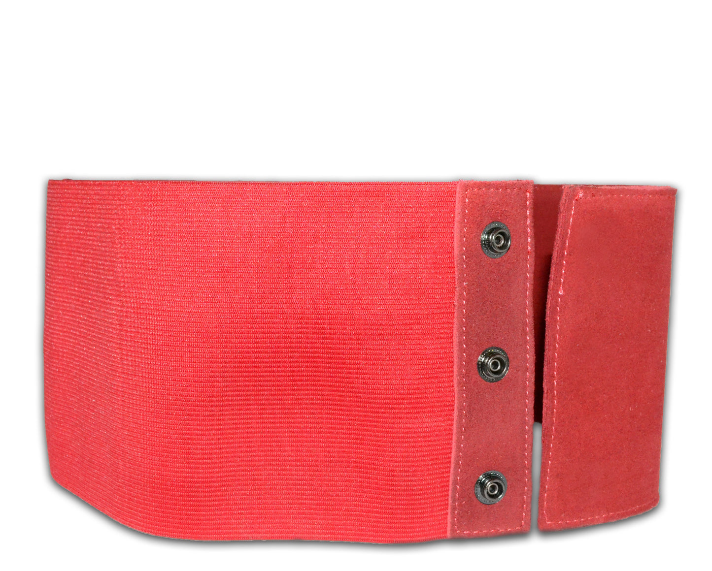ARCADIA - Red Addison Road Suede Corset Waist Belt Cincher Style - Belt N Bags