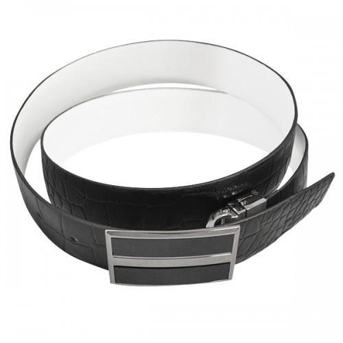 DYLAN - Mens Black Genuine Leather Reversible Belt - Belt N Bags