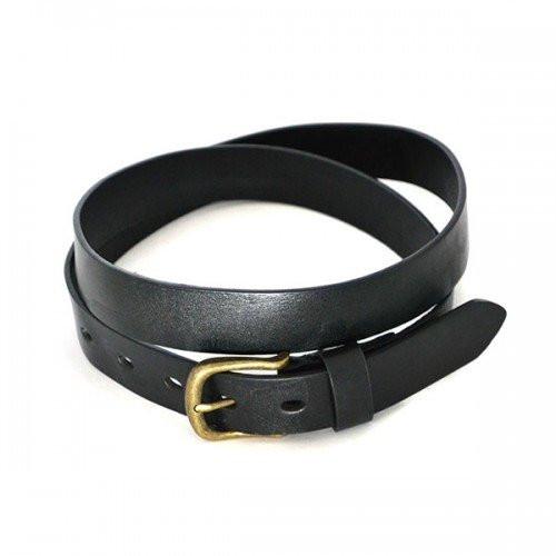 DAKOTA - Mens Black Leather Dress Belt - Belt N Bags