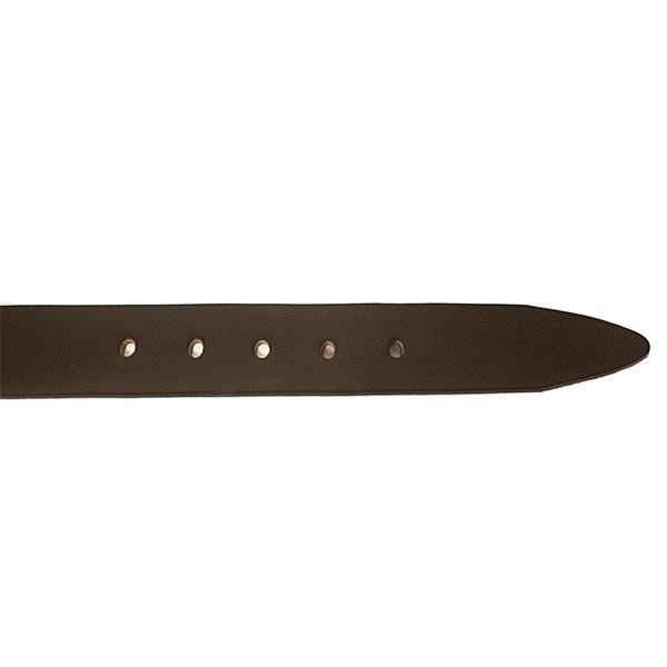 EDWIN - Mens Dark Brown Leather Dress Belt - Belt N Bags