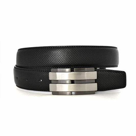ELLIOT - Mens Black Reversible Leather Belt - Belt N Bags