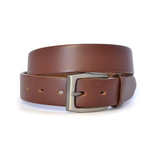 GIOVANNI - Mens Tan Genuine Leather Belt - Belt N Bags