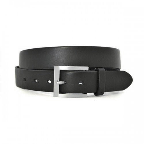 HECTOR - Mens Black Leather Belt