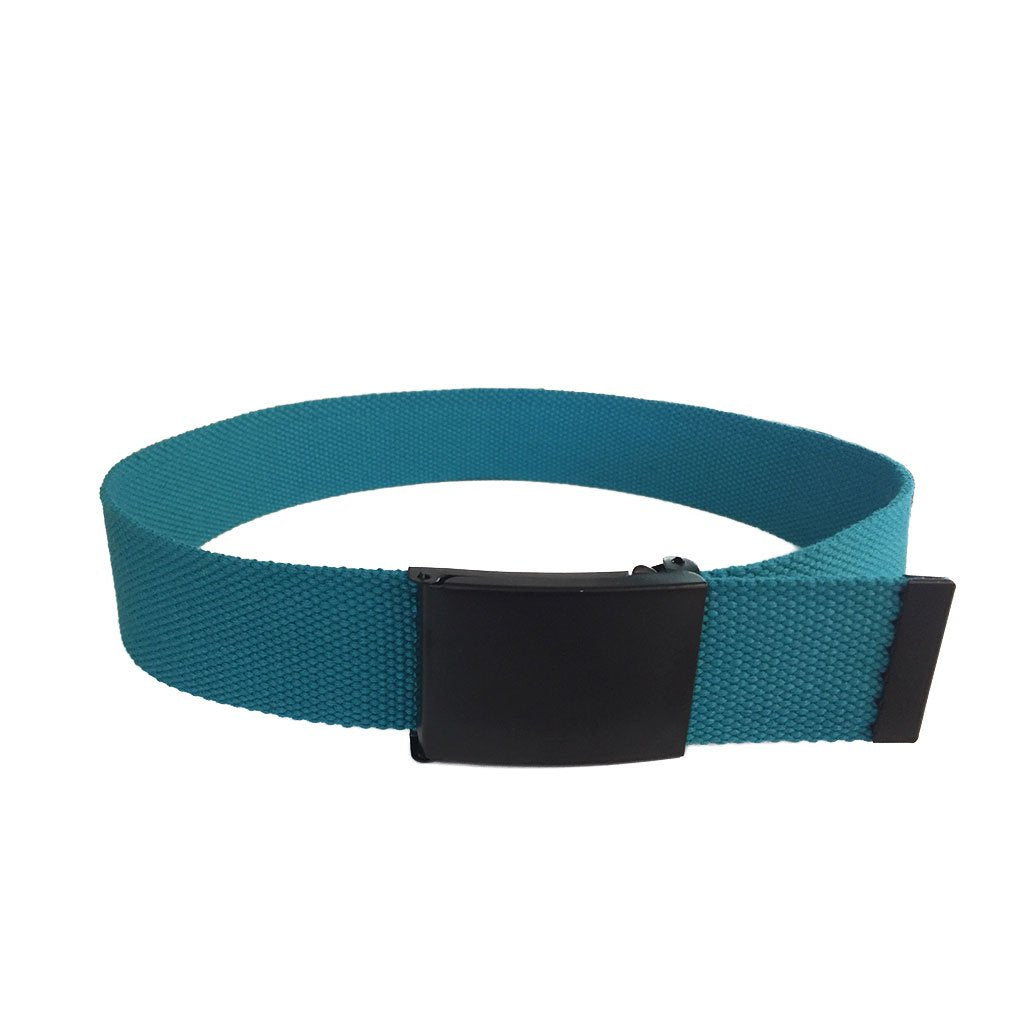 OTTO - Cotton Nylon Webbing Belt with Black Buckle