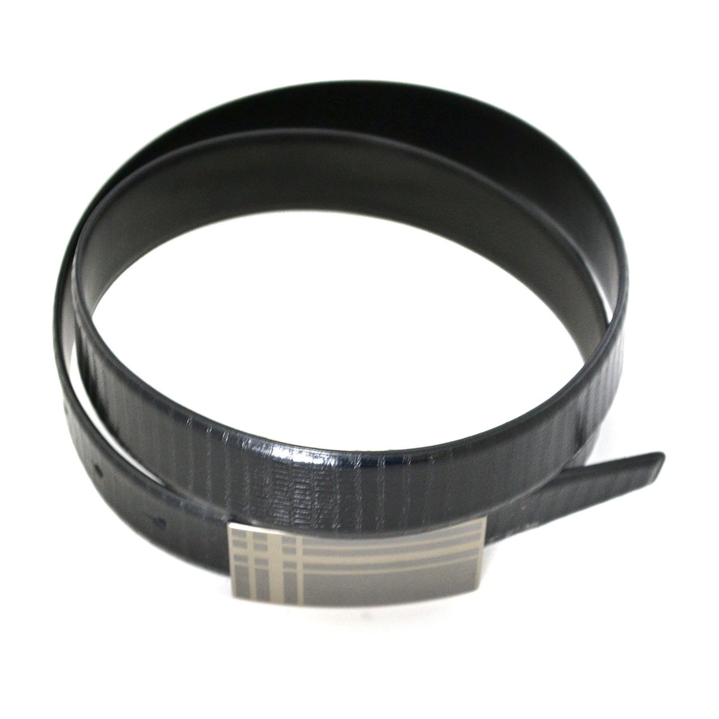 JACKSON - Mens Tapered Edge Black Leather Belt - Belt N Bags