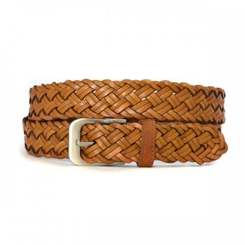 KERAN - Mens Tan Leather Belt - Belt N Bags