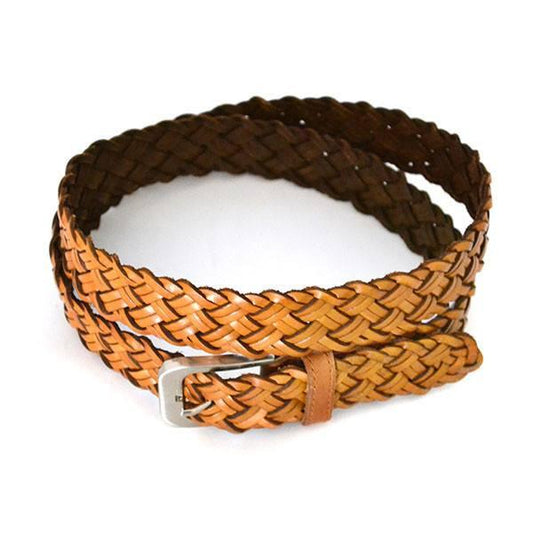 KERAN - Mens Tan Leather Belt - Belt N Bags