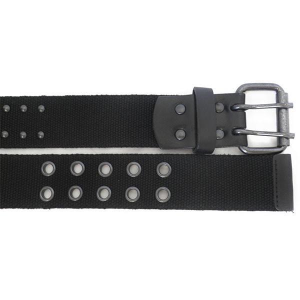 LEYLAND - Mens Black Canvas Belt - BeltNBags