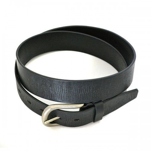 LINCOLN - Mens Black Leather Belt - Belt N Bags