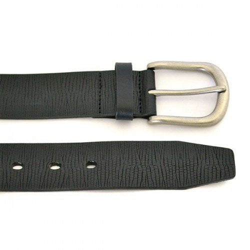 LINCOLN - Mens Black Leather Belt - Belt N Bags