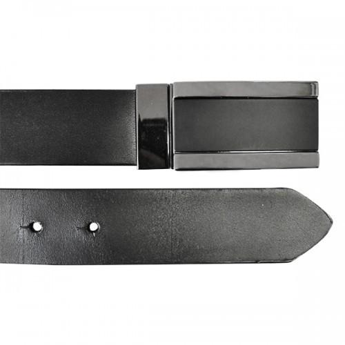 LYLE - Mens Black Genuine Leather Flexi-Belt - BeltNBags