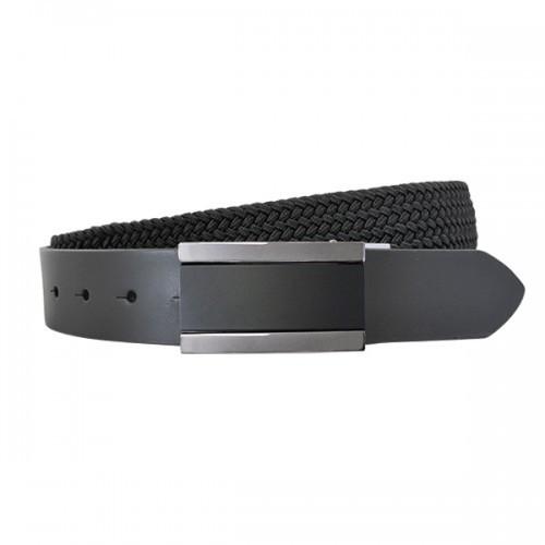 LYLE - Mens Black Genuine Leather Flexi-Belt - BeltNBags