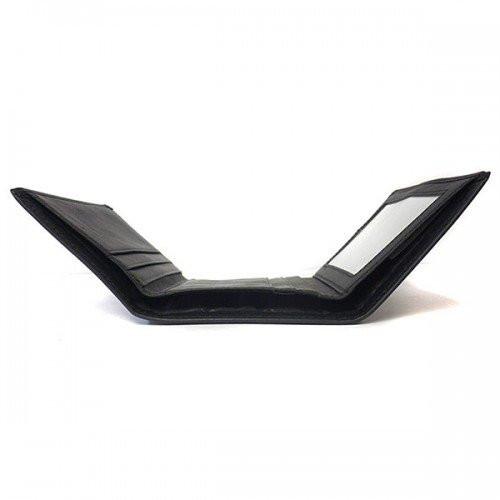 MORTEN - Mens Black Leather Fold Wallet in Gift Box - BeltNBags